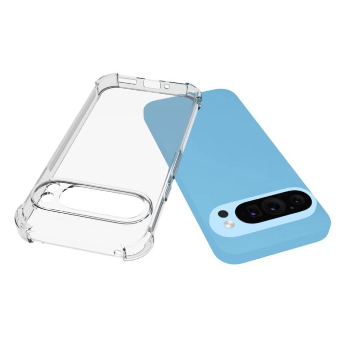 Bild 2,  Google Pixel 9/9 Pro Skal Shockproof TPU Transparent - Teknikhallen.se