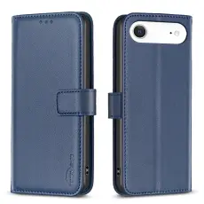 BINFEN BINFEN iPhone Air Fodral L&auml;der Bl&aring; - Teknikhallen.se