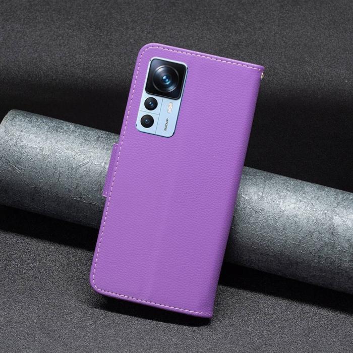 Bild 5,  Xiaomi 12T / 12T Pro Fodral Shark Litchi Lila - Teknikhallen.se