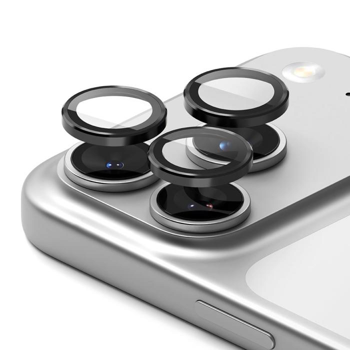 Bild 2, Ringke Ringke iPhone 17 Pro / 17 Pro Max 2-PACK Linsskydd Svart - Teknikhallen.se