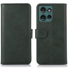  Motorola Edge 50 Neo Fodral L&auml;der Gr&ouml;n - Teknikhallen.se