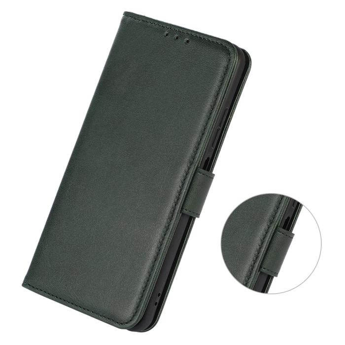Bild 5,  Motorola Edge 50 Neo Fodral Läder Grön - Teknikhallen.se