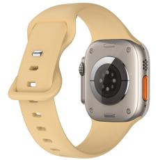 ColorPop Silikon Armband Butterfly Apple Watch 42/41/40/38 mm (M/L) Valn&ouml;t - Teknikhallen.se