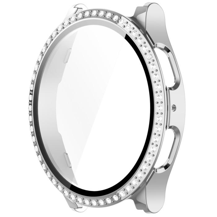 Bild 4,  Galaxy Watch 7 44 mm Skal Med Skärmskydd Strass Silver - Teknikhallen.se