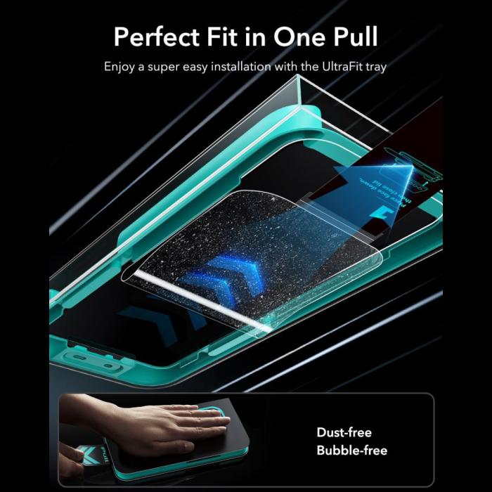 Bild 5, ESR ESR Galaxy S26 Ultra Skärmskydd UltraFit Armorite Pro Härdat Privacy - Teknikhallen.se