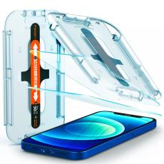 Spigen Spigen iPhone 12/12 Pro 2-PACK Sk&auml;rmskydd GLAS.tR "Ez Fit" - Teknikhallen.se