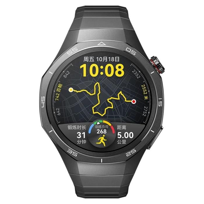 Bild 3,  Huawei Watch GT 6 46 mm Armband Rostfritt Stål Grå - Teknikhallen.se