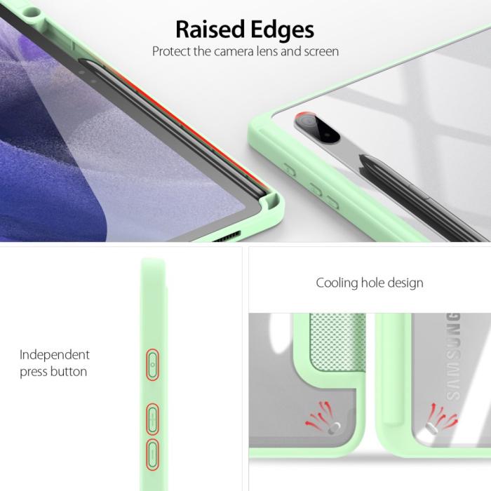 Bild 6, DUX DUCIS DUX DUCIS Samsung Galaxy Tab S7 FE/S7 Plus/S8 Plus Fodral TOBY Pennhållare - Teknikhallen.se