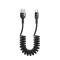 MCDODO Mcdodo 1.8m QC 3.0/4.0 USB-C Flexibel Nylon Kabel Svart - Teknikhallen.se