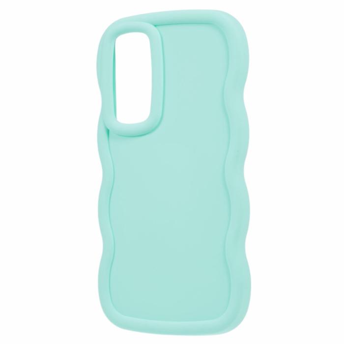 Bild 3,  Samsung Galaxy S25 Mobilskal Wavy Ljus Grön - Teknikhallen.se