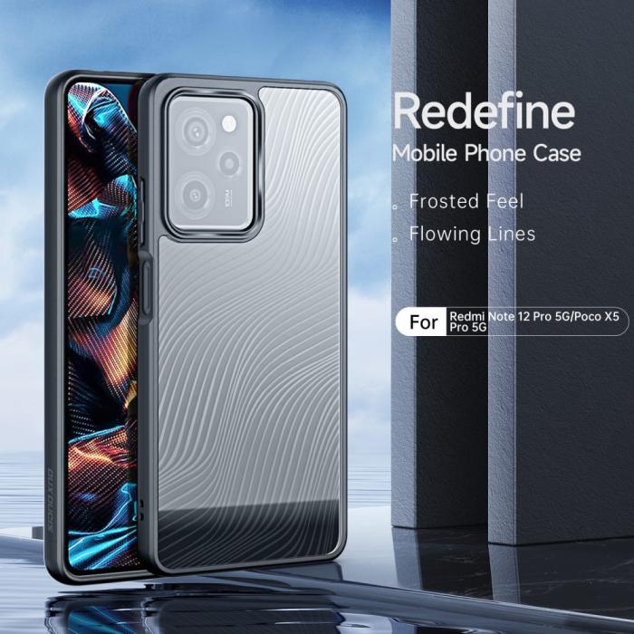 Bild 3, DUX DUCIS DUX DUCIS Xiaomi Redmi Note 12 Pro 5G Skal Aimo Hybrid Svart - Teknikhallen.se