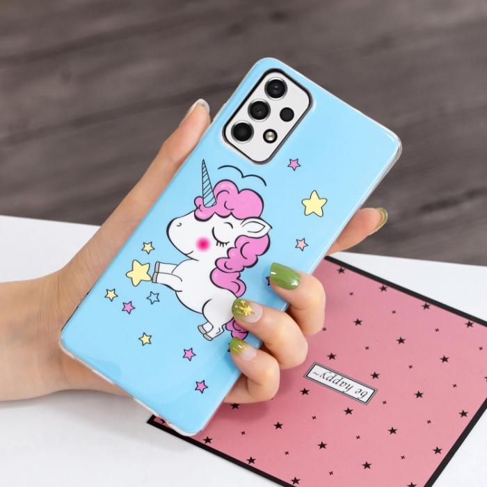 Bild 5,  Samsung Galaxy A33 5G Skal Glow-in-dark Unicorn - Teknikhallen.se