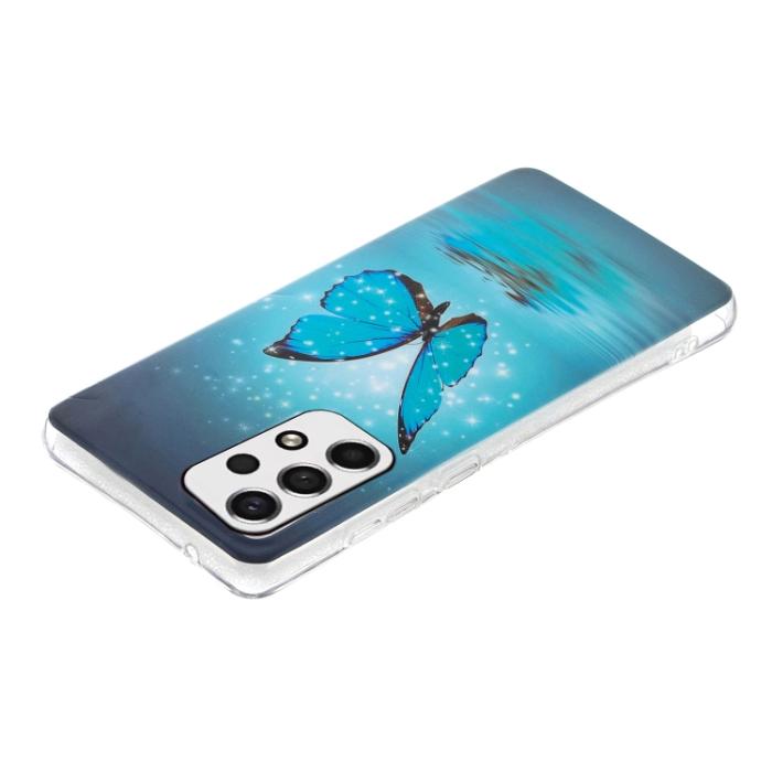 Bild 3,  Samsung Galaxy A33 5G Skal Glow-in-dark Fjäril - Teknikhallen.se