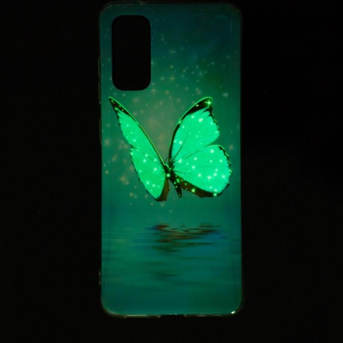 Bild 4,  Samsung Galaxy A33 5G Skal Glow-in-dark Fjäril - Teknikhallen.se