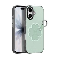 DUX DUCIS DUX DUCIS iPhone 17 Skal PU-L&auml;der Kl&ouml;ver Gr&ouml;n - Teknikhallen.se