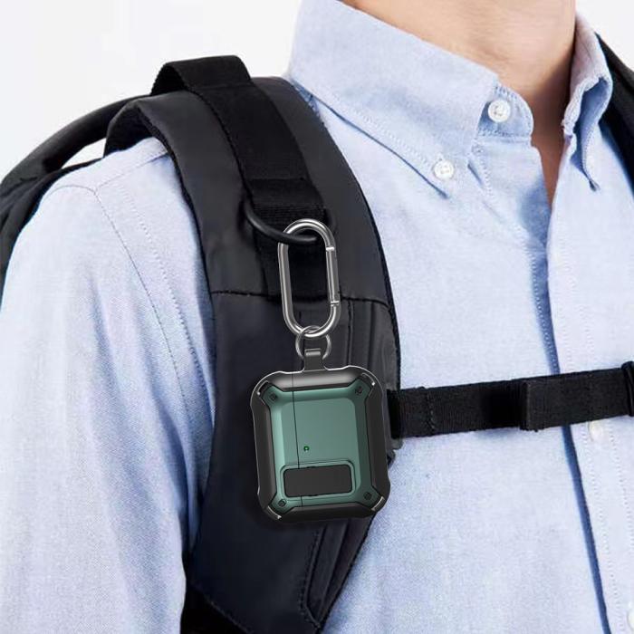 Bild 5,  AirPods 4 Skal Shockproof Hybrid Armor Gul - Teknikhallen.se