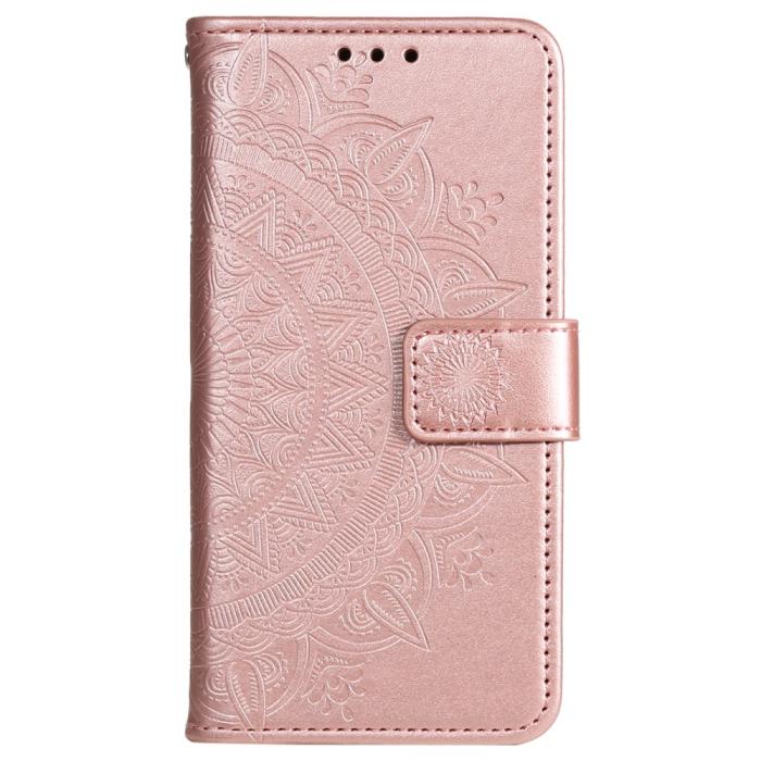 Bild 5,  Sony Xperia 1 VI Mandala Läder Fodral Roséguld - Teknikhallen.se