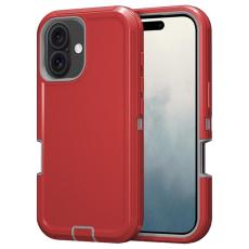  iPhone 16 Skal Extreme Shockproof Hybrid R&ouml;d - Teknikhallen.se
