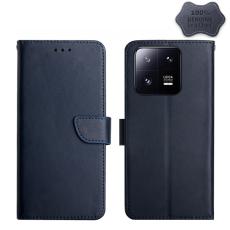  Xiaomi 13 Pro 5G Fodral &Auml;kta L&auml;der Nappa Textur Bl&aring; - Teknikhallen.se