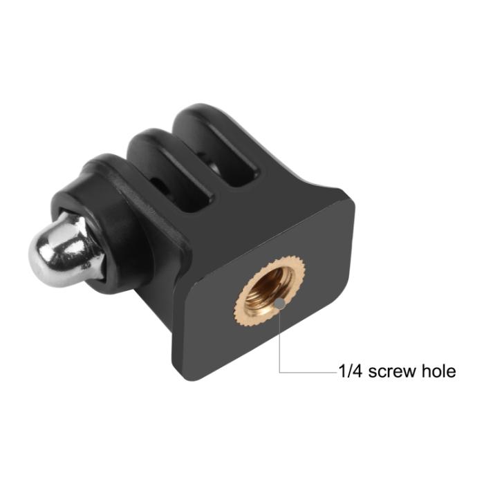 Bild 4, PULUZ PULUZ Tripod Adapter GoPro/DJI/Insta360 Actionkameror Svart - Teknikhallen.se
