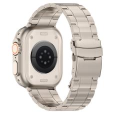  Apple Watch 42/44/45/46/49 mm Armband Steel Titanium - Teknikhallen.se