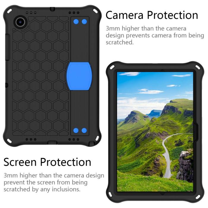 Bild 2,  Galaxy Tab A8 10.5 Skal Honeycomb EVA Shockproof Kickstand - Teknikhallen.se