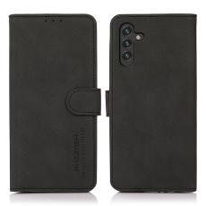 KHAZNEH KHAZNEH Samsung Galaxy A04s / A13 5G Fodral Retro L&auml;der Svart - Teknikhallen.se
