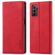LC.IMEEKE LC.IMEEKE Samsung Galaxy A23 5G Fodral Flip L&auml;der R&ouml;d - Teknikhallen.se