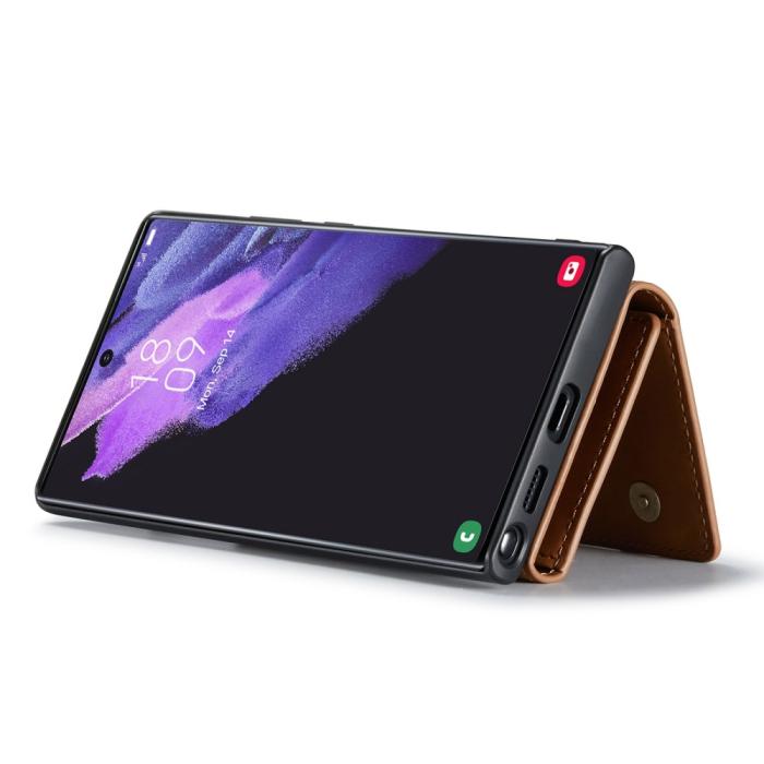 Bild 2, DG.MING DG.MING Galaxy S23 Ultra Skal Med Magnetisk Plånbok Brun - Teknikhallen.se