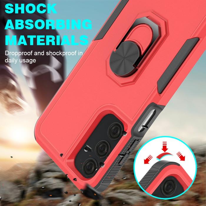 Bild 2,  Samsung Galaxy A25 5G Skal Ring Shockproof Xtreme Röd - Teknikhallen.se