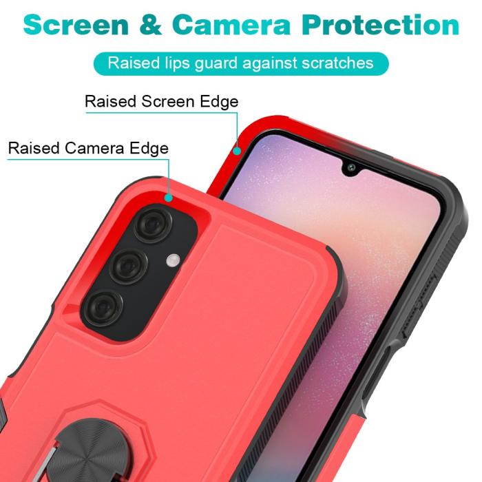 Bild 3,  Samsung Galaxy A25 5G Skal Ring Shockproof Xtreme Röd - Teknikhallen.se