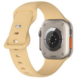 ColorPop Silikon Armband Butterfly Apple Watch 42/44/45/49 mm (M/L) Valnöt - Teknikhallen.se