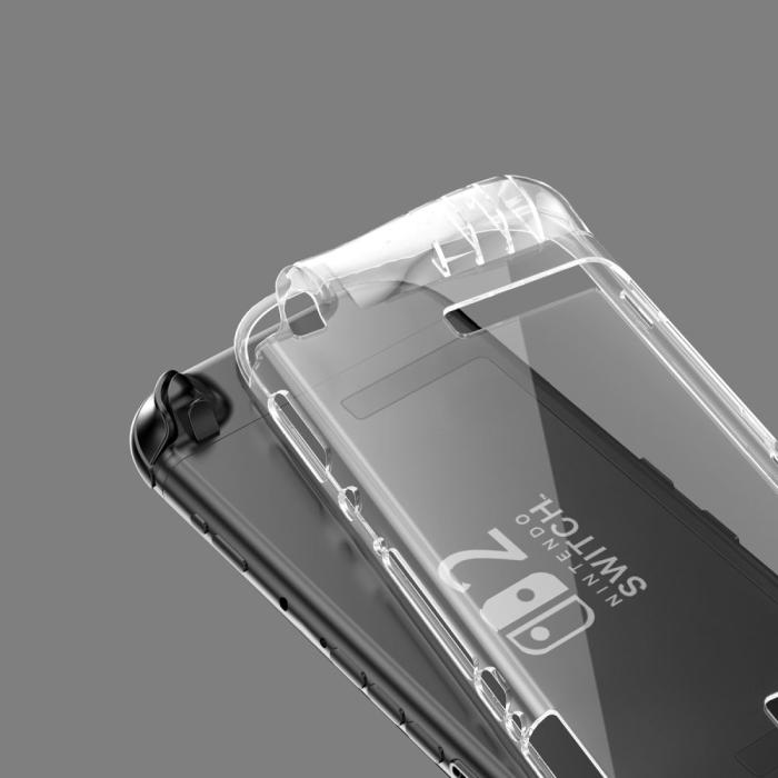 Bild 3, Tech-Protect Tech-Protect Nintendo Switch 2 Skal FlexAir Transparent - Teknikhallen.se