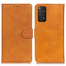  Xiaomi Redmi Note 11 4G Fodral Solid L&auml;der Brun - Teknikhallen.se