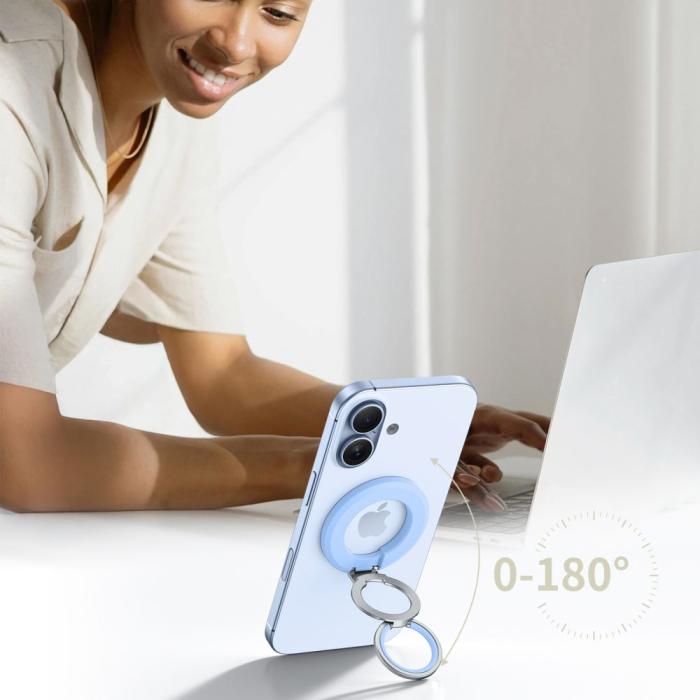 Bild 4, Tech-Protect Tech-Protect Magnetisk MagSafe Ringhållare Baby Blue - Teknikhallen.se