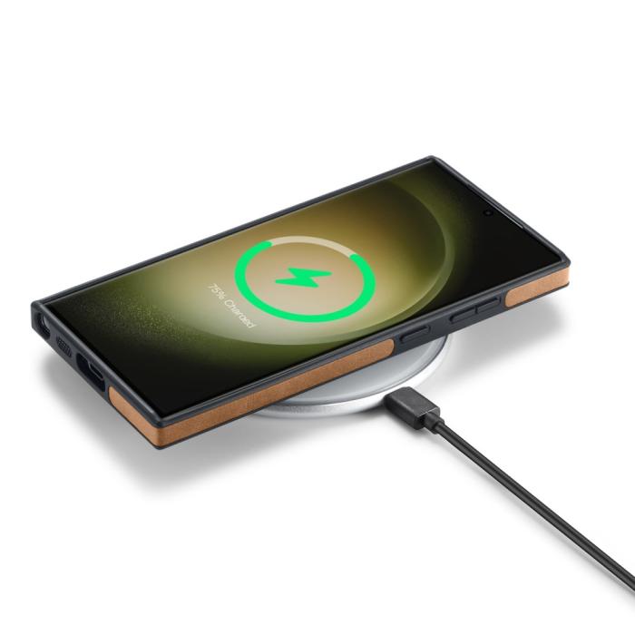 Bild 6, DG.MING DG.MING Samsung Galaxy S24 Ultra Skal Läderbelagt Brun - Teknikhallen.se