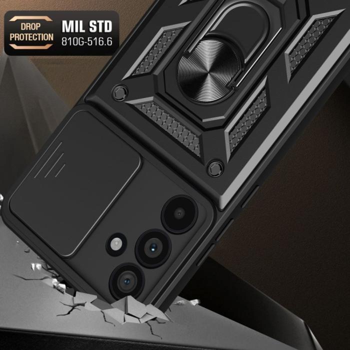 Bild 4, Tech-Protect Tech-Protect Samsung Galaxy A56 5G Skal CamShield Pro Svart - Teknikhallen.se