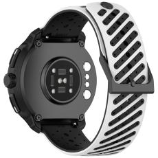  Klockarmband 22 mm Quick Release Silikon Vit / Svart - Teknikhallen.se