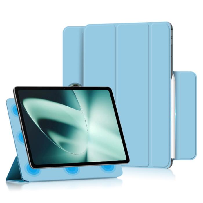 Bild 2,  OnePlus Pad 2in1 Magnetiskt Fodral / Skal Blå - Teknikhallen.se