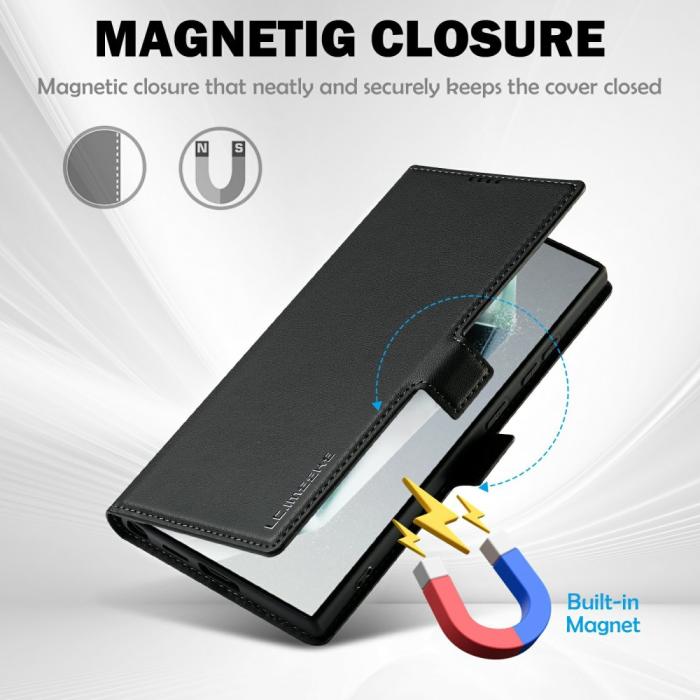Bild 4, LC.IMEEKE LC.IMEEKE Galaxy S25 Ultra Fodral Med Magnetisk Stängning - Teknikhallen.se