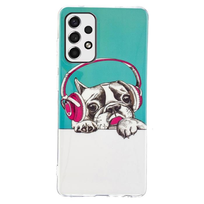 Bild 2,  Samsung Galaxy A33 5G Skal Glow-in-dark Headset/Hund - Teknikhallen.se