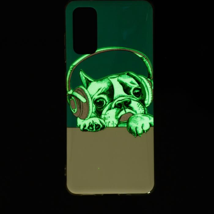 Bild 4,  Samsung Galaxy A33 5G Skal Glow-in-dark Headset/Hund - Teknikhallen.se