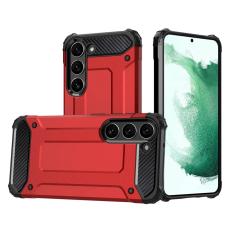  Samsung Galaxy S23 Plus Skal Shockproof Hybrid Armor R&ouml;d - Teknikhallen.se