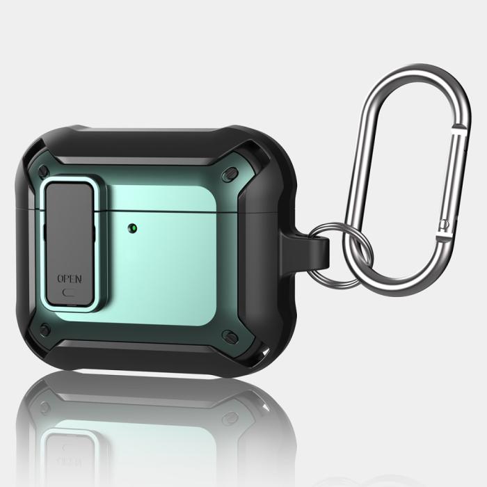 Bild 3,  AirPods 4 Skal Shockproof Hybrid Armor Röd - Teknikhallen.se