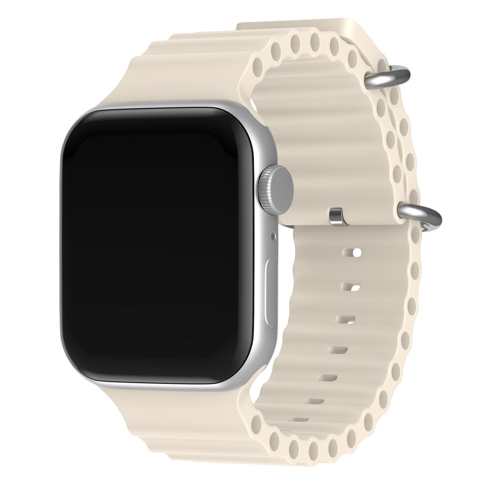 ColorPop Apple Watch 42/44/45/49 mm Armband Ocean Wave Starlight - Teknikhallen.se