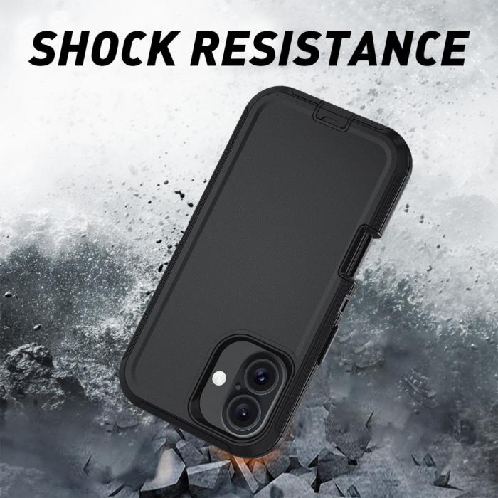 Bild 4,  iPhone 16 Skal Extreme Shockproof Hybrid Röd - Teknikhallen.se