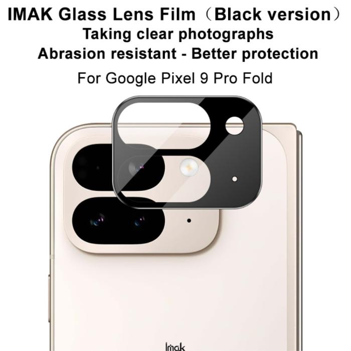 Bild 2, IMAK IMAK Google Pixel 9 Pro Fold Linsskydd Svart - Teknikhallen.se