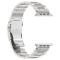  Apple Watch 42/44/45/49 mm Armband Steel Titanium Silver - Teknikhallen.se