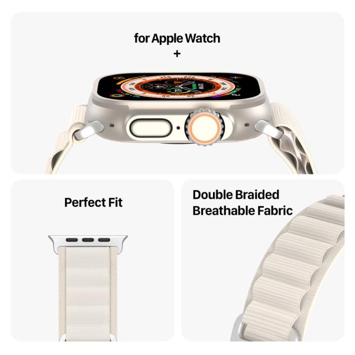 Bild 4, DUX DUCIS DUX DUCIS Apple Watch 42/44/45/46/49 mm Armband Polyester Pro - Teknikhallen.se