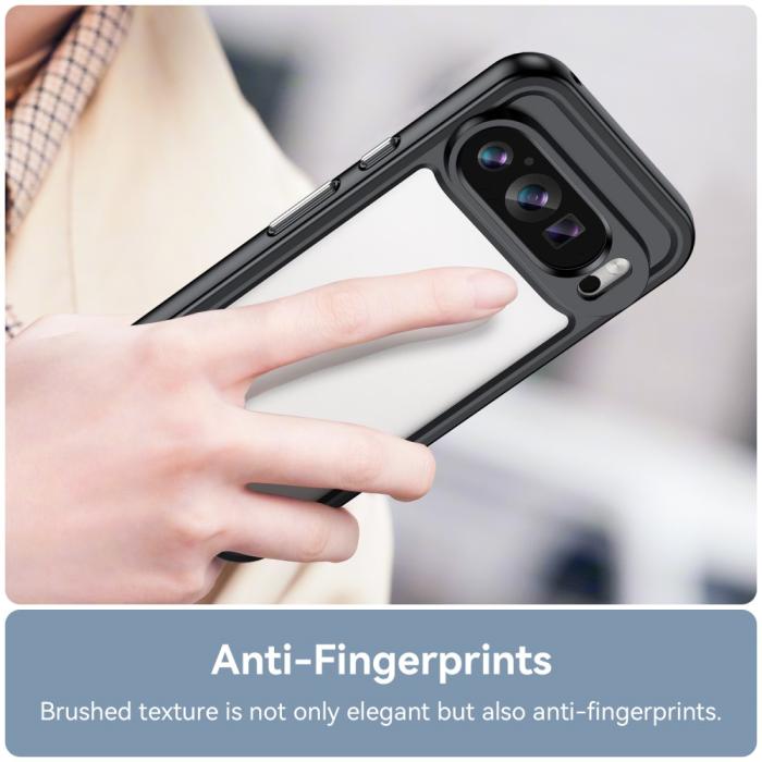 Bild 5,  Google Pixel 9/9 Pro Skal Hybrid Svart/Transparent - Teknikhallen.se